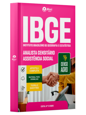 Apostila IBGE CENSO 2027 - Analista Censitário - Assistência Social