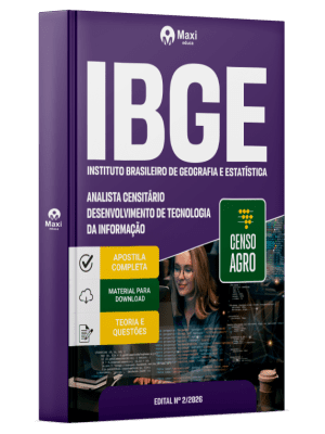 Apostila IBGE CENSO 2027 - Analista Censitário - Desenvolvimento de Tecnologia da Informação