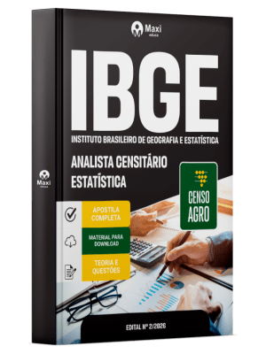 Apostila IIBGE CENSO 2027 - Analista Censitário - Estatística