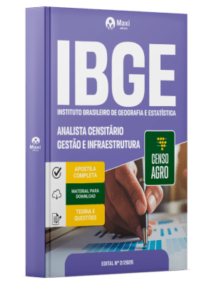 Apostila IBGE CENSO 2027 - Analista Censitário - Gestão e Infraestrutura