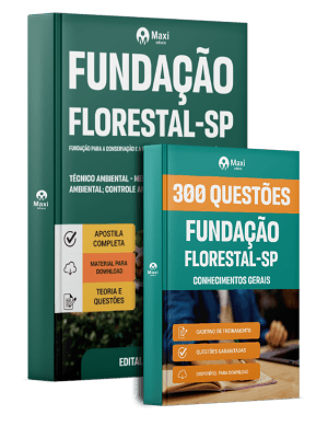 Combo Fundação Florestal 2026 - Técnico Ambiental - Meio Ambiente, Gestão Ambiental, Controle Ambiental, Florestas