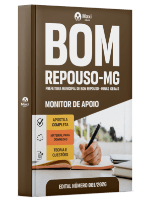 Apostila Prefeitura de Bom Repouso - MG 2026 - Monitor de Apoio