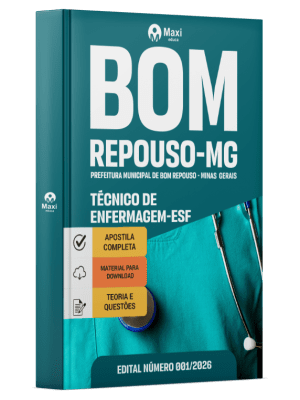Apostila Prefeitura de Bom Repouso - MG 2026 - Técnico de Enfermagem ESF