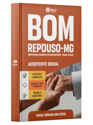 Apostila Prefeitura de Bom Repouso - MG 2026 - Assistente Social