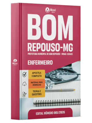 Apostila Prefeitura de Bom Repouso - MG 2026 - Enfermeiro