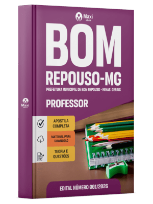 Apostila Prefeitura de Bom Repouso - MG 2026 - Professor