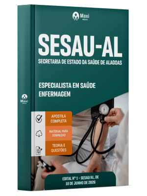 Apostila SESAU-AL 2026 - Especialista em Saúde - Enfermagem