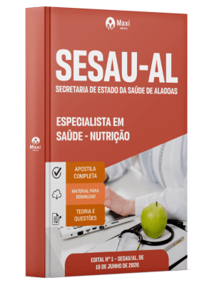 Apostila SESAU-AL 2026 - Especialista em Saúde - Nutrição