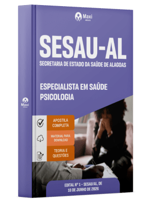 Apostila SESAU-AL 2026 - Especialista em Saúde - Psicologia