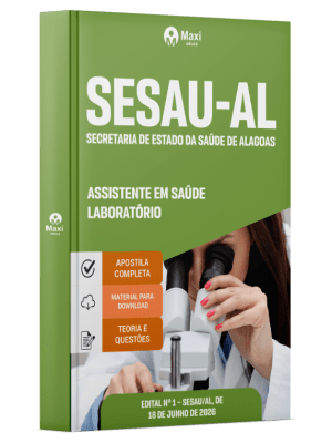 Apostila SESAU-AL 2026 - Assistente em Saúde - Laboratório