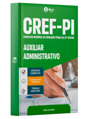 Apostila CREF-15/PI 2026 - Auxiliar Administrativo