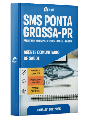Apostila Prefeitura de Ponta Grossa-PR 2026 - Agente Comunitário de Saúde