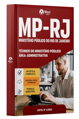 Apostila MP-RJ 2025 - Técnico do Ministério Público – Área: Administrativa