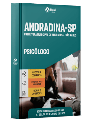 Apostila Prefeitura de Andradina-SP 2026 - Psicólogo