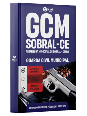 Apostila Prefeitura de Sobral-CE 2026 - Guarda Civil Municipal