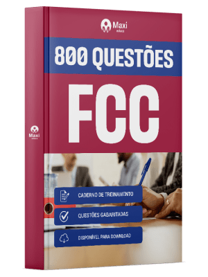 Caderno de Questões FCC em PDF - 800 Questões Gabaritadas