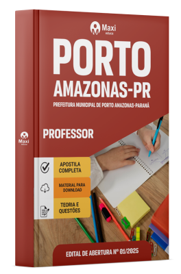Apostila Prefeitura Porto Amazonas-PR 2025 - Professor