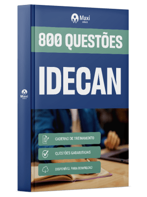Caderno de Questões IDECAN em PDF - 800 Questões Gabaritadas