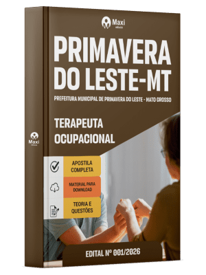 Apostila Prefeitura de Primavera do Leste-MT 2026 - Terapeuta Ocupacional