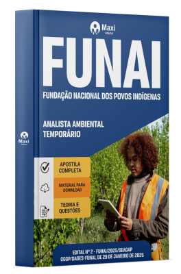 Apostila FUNAI 2024 - Analista Ambiental - Temporário