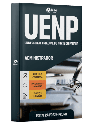 Apostila UENP 2026 - Agente Universitário Profissional - Administrador