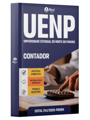Apostila UENP 2026 - Agente Universitário Profissional - Contador
