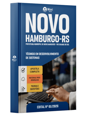 Apostila Prefeitura de Novo Hamburgo-RS 2026 - Técnico em Desenvolvimento de Sistemas