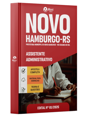 Apostila Prefeitura de Novo Hamburgo-RS 2026 - Assistente Administrativo