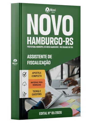 Apostila Prefeitura de Novo Hamburgo-RS 2026 - Assistente de Fiscalização