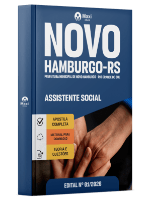 Apostila Prefeitura de Novo Hamburgo-RS 2026 em PDF - Assistente Social AS
