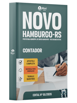 Apostila Prefeitura de Novo Hamburgo-RS 2026 em PDF - Contador