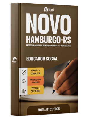 Apostila Prefeitura de Novo Hamburgo-RS 2026 em PDF - Educador Social