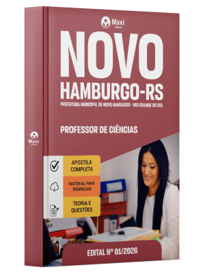 Apostila Prefeitura de Novo Hamburgo-RS 2026 - Professor de Ciências