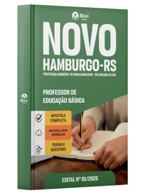 Apostila Prefeitura de Novo Hamburgo-RS 2026 em PDF - Professor de Educação Básica