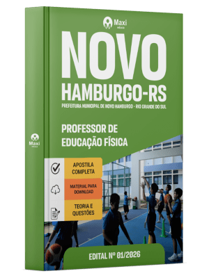 Apostila Prefeitura de Novo Hamburgo-RS 2026 em PDF - Professor de Educação Física