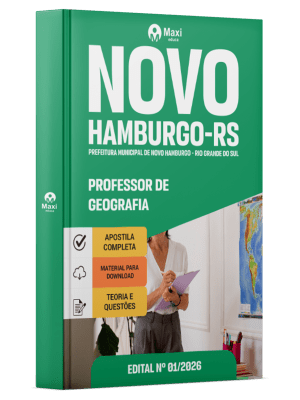 Apostila Prefeitura de Novo Hamburgo-RS 2026 - Professor de Geografia