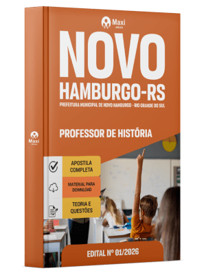 Apostila Prefeitura de Novo Hamburgo-RS 2026 em PDF - Professor de História