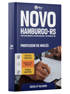 Apostila Prefeitura de Novo Hamburgo-RS 2026 em PDF - Professor de Inglês