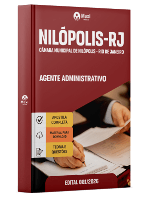 Apostila Câmara de Nilópolis-RJ 2026 - Agente Administrativo