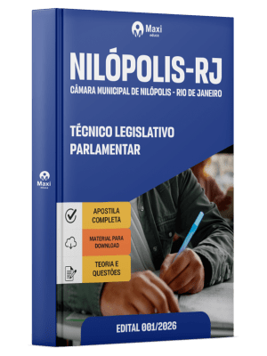 Apostila Câmara de Nilópolis-RJ 2026 - Técnico Legislativo Parlamentar