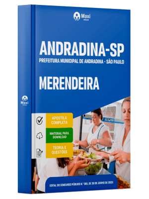 Apostila Prefeitura de Andradina-SP 2026 - Merendeira(o)