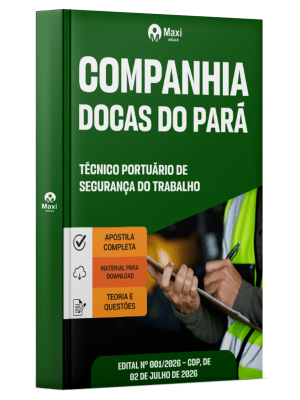 Apostila CDP-PA 2026 - Técnico Portuário de Segurança do Trabalho