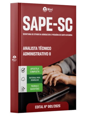Apostila SAPE-SC 2026 - Analista Técnico Administrativo II