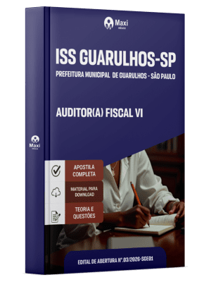 Apostila Prefeitura de Guarulhos - SP 2026 - Auditor(a) Fiscal VI