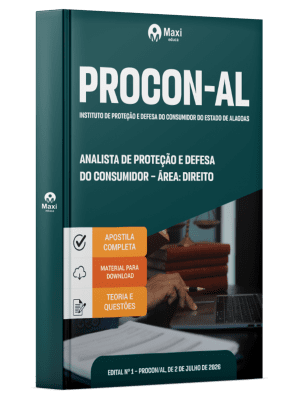 Apostila PROCON-AL 2026 - Analista de Proteção e Defesa do Consumidor - Área: Direito