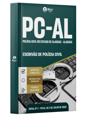 Apostila PC-AL 2026 - Escrivão de Polícia Civil