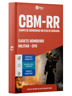 Apostila CBM-RR 2026 em PDF - Cadete Bombeiro Militar