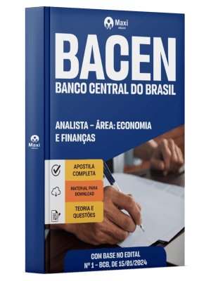 Apostila BACEN 2026 - Analista - Área: Economia e Finanças