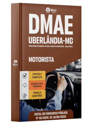 Apostila DMAE Uberlândia-MG 2026 em PDF - Motorista