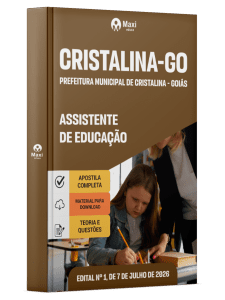 Apostila Prefeitura de Cristalina em PDF - GO 2026 - Assistente de Educação